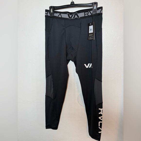 RVCA Other - RVCA Charcoal Gray Performance Leggings Size Large Mens